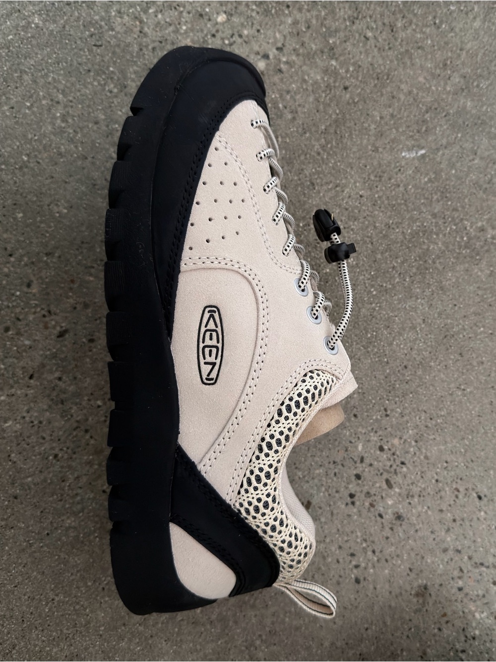 Keen Women's Beige and Black Casual Trail Sneaker
